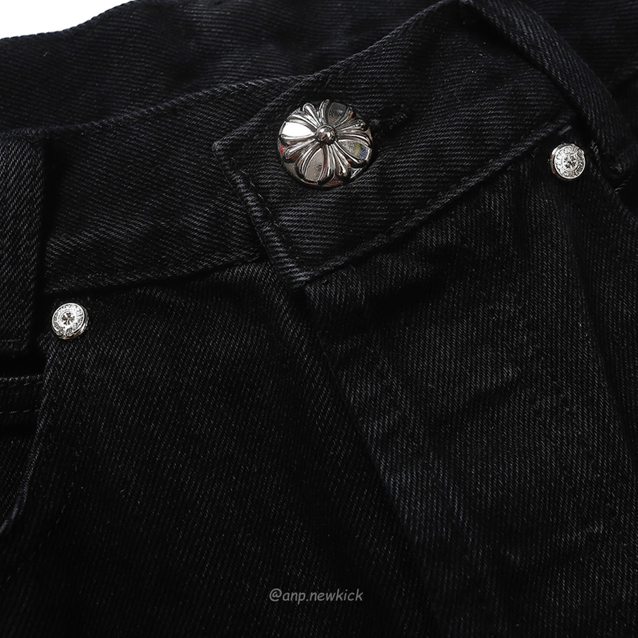 Chrome Hearts Black Cross Jeans (7) - newkick.vip